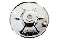 HARLEY Hinterradbrems-Ankerplatte Chrom Passend für 1936-1940 EL, 1941-1957 FL, 1937-1948 UL,