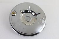 HARLEY Hinterradbrems-Ankerplatte Chrom Passend für 1936-1940 EL, 1941-1957 FL, 1937-1948 UL,