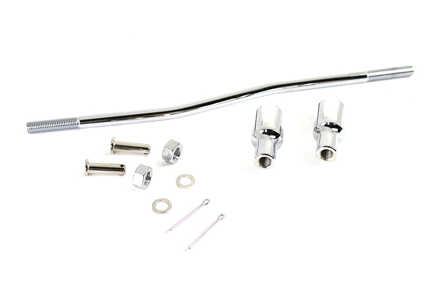 HARLEY Vorderer mechanischer Bremsgestänge-Kit Chrom Passend für 1936-1952 EL, 1937-1948 U, 1941-1957 FL,
