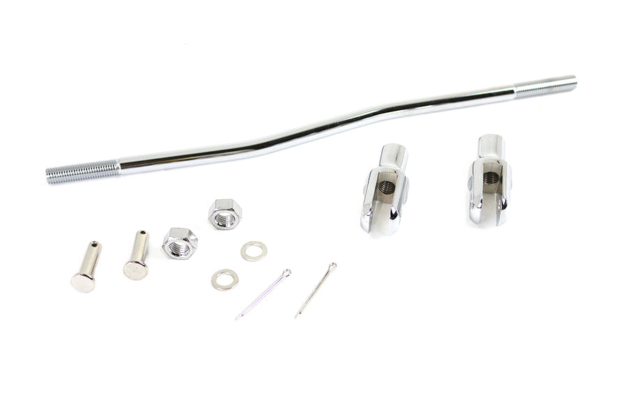 HARLEY Vorderer mechanischer Bremsgestänge-Kit Chrom Passend für 1936-1952 EL, 1937-1948 U, 1941-1957 FL,