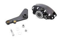 HARLEY Schwarz Hinten 1-Kolben-Bananenbremssattel-Kit mit Halterung Passend für 1973-1980 FX, 1973-1980 FL,