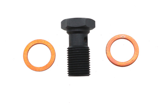 HARLEY Brake Hose Banjo with Crush Washers Fits 0-  Custom, Application