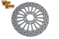 HARLEY 11,5 Zoll Wyatt Gatling Hinterradbremsscheibe 18-Speichen-Stil Passend für 2000-2014 FXST, 2000-2013 XL,