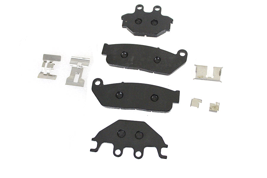 HARLEY Duro Semi-Metall Bremsbelagssatz vorne und hinten passend für Scout 2015-2016,