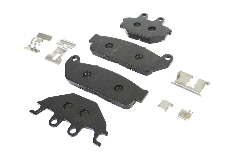 HARLEY Duro Semi-Metall Bremsbelagssatz vorne und hinten passend für Scout 2015-2016,