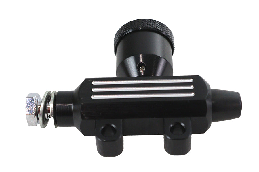 HARLEY Billet Hauptbremszylinder hinten, schwarz, passend für 0- Custom, Anwendung