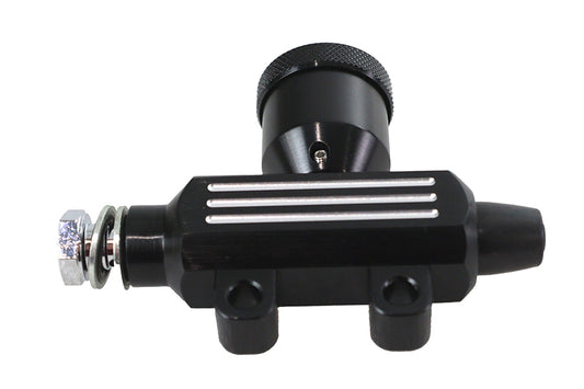 HARLEY Billet Rear Master Cylinder Black Fits 0-  Custom, application