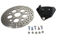 HARLEY 11,5 Zoll schwarzes Bremszangenkit passend für 2000-2007 FLST, 2000-2007 FXST,