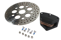 HARLEY 11,5 Zoll schwarzes Bremszangenkit passend für 2000-2007 FLST, 2000-2007 FXST,