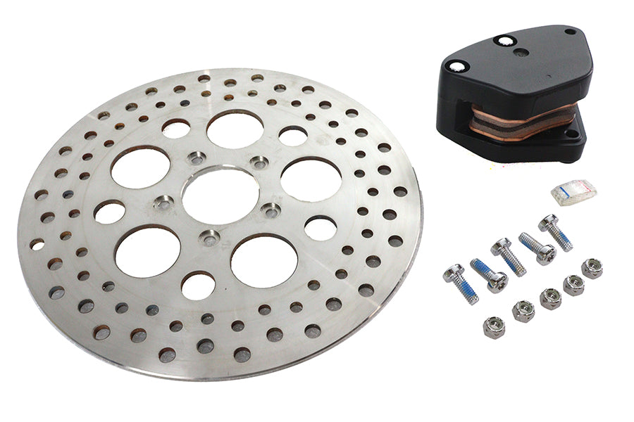 HARLEY 11,5 Zoll schwarzes Bremszangenkit passend für 2000-2007 FLST, 2000-2007 FXST,