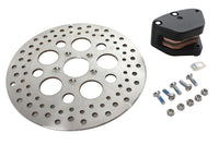 HARLEY 11,5 Zoll schwarzes Bremszangenkit passend für 2000-2007 FLST, 2000-2007 FXST,
