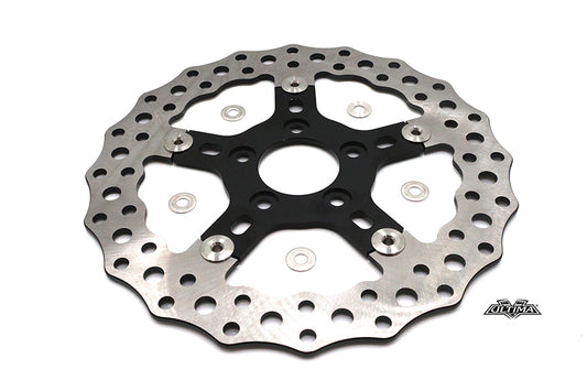 ハーレー Ultima ステンレス スチール ブレーキ ディスク 2006-2017 FLST、2006-2017 FXST、2006-2017 FXD に適合