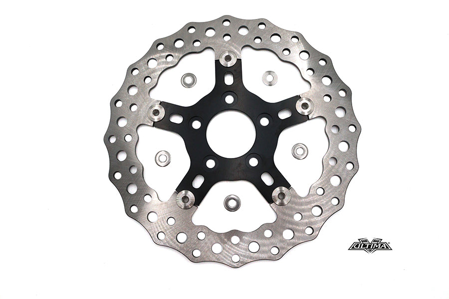 HARLEY Ultima Edelstahl Bremsscheibe Passend für 2006-2017 FLST, 2006-2017 FXST, 2006-2017 FXD, 2