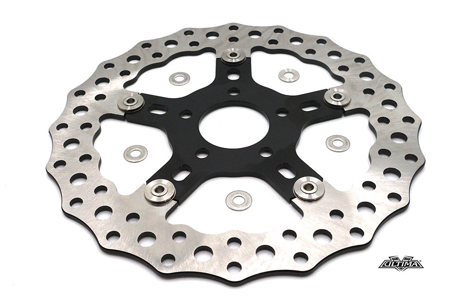 HARLEY Ultima Edelstahl Bremsscheibe Passend für 2006-2017 FLST, 2006-2017 FXST, 2006-2017 FXD, 2