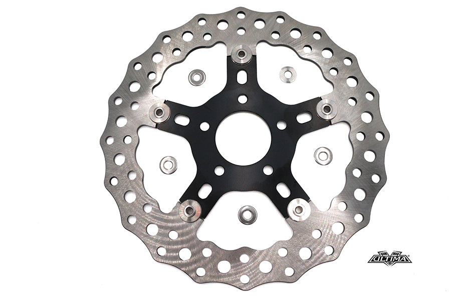HARLEY Ultima Edelstahl Bremsscheibe Passend für 2006-2017 FLST, 2006-2017 FXST, 2006-2017 FXD, 2