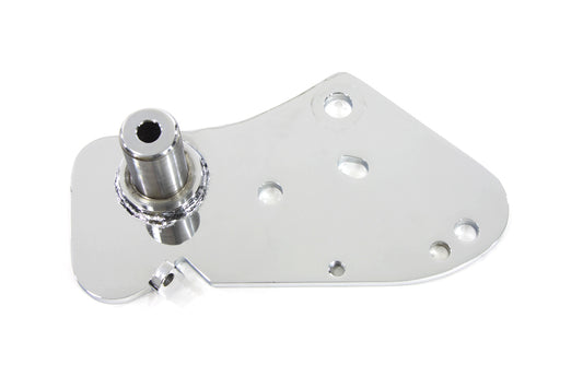 HARLEY Brake Pedal Mount Plate Chrome Fits 0-  Custom, application with hydraulic disc or drum brake