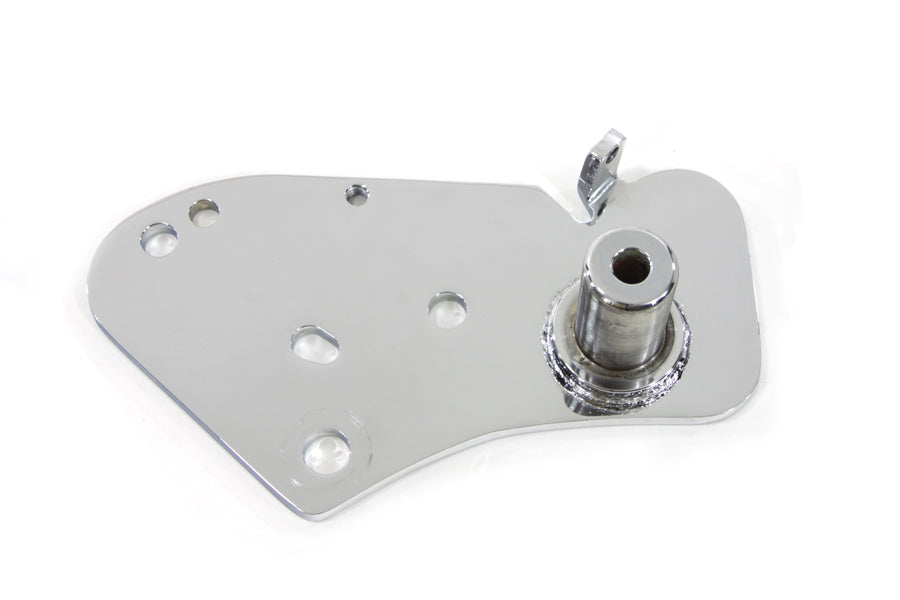 HARLEY Bremspedalhalterung Chrom Passend für 0- Custom, Anwendung mit hydraulischer Scheiben- oder Trommelbremse