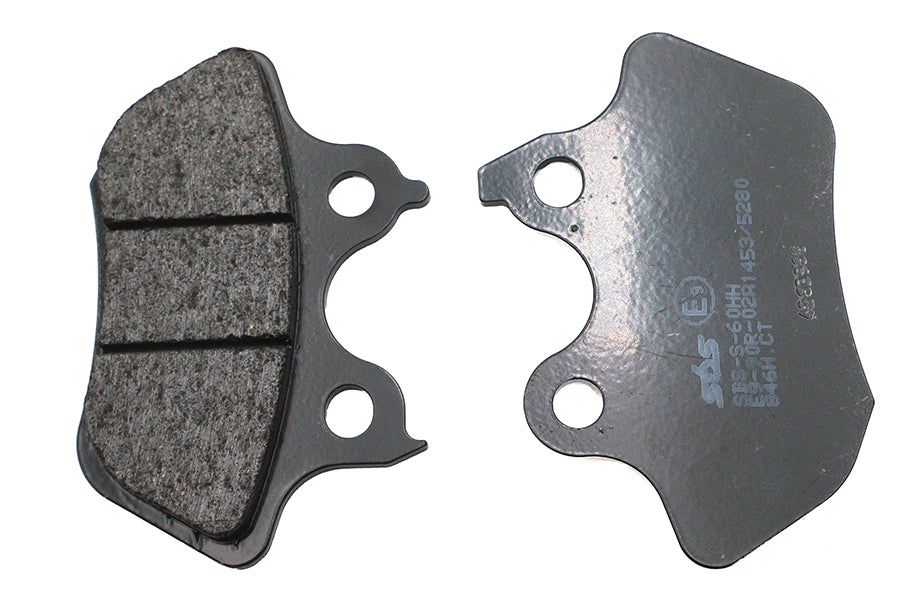 HARLEY SBS Carbon Bremsbelag-Set vorne oder hinten passend für 2000-2003 XL, 2000-2005 FXST, hinten 2000-2007 FX