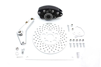 HARLEY hinterer Bananen-Bremssattel und 10 Zoll Bremsscheiben-Kit, passend für 1973-1980 FX, 1973-1980 FL,