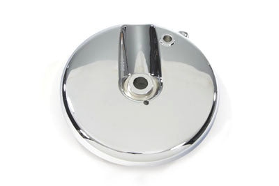 HARLEY Bremsankerplatte vorne linke Seite Chrom passend für 1948-1966 FL,
