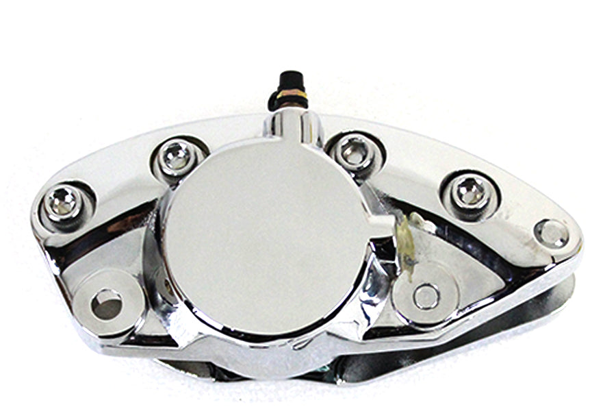 HARLEY Verchromter vorderer 1-Kolben Bananenbremssattel passend für 1973-1984 FL, frühe 1984 1973-1973 FX, 1973-1973