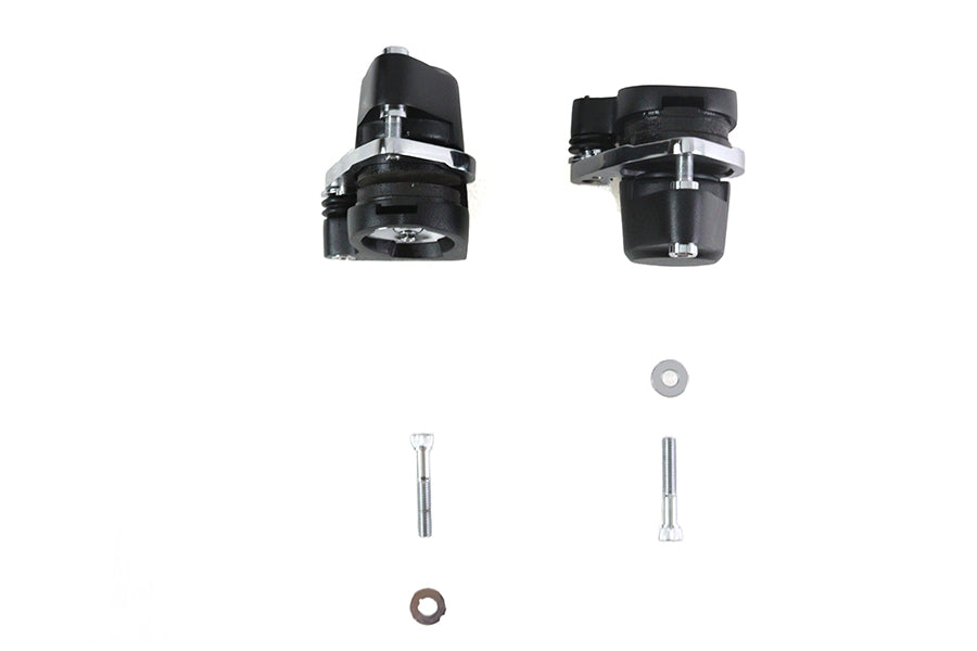 HARLEY Rechter und linker Bremssattel vorne, Satz, 1 Kolben, passend für 1984-1999 FXST, 1986-1999 FLST, 1991-1999