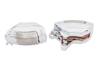 HARLEY Edart クローム フロントキャリパーセット 2008-2023 FLT、2008-2014 FLST、2008-2014 FXST、2008に適合