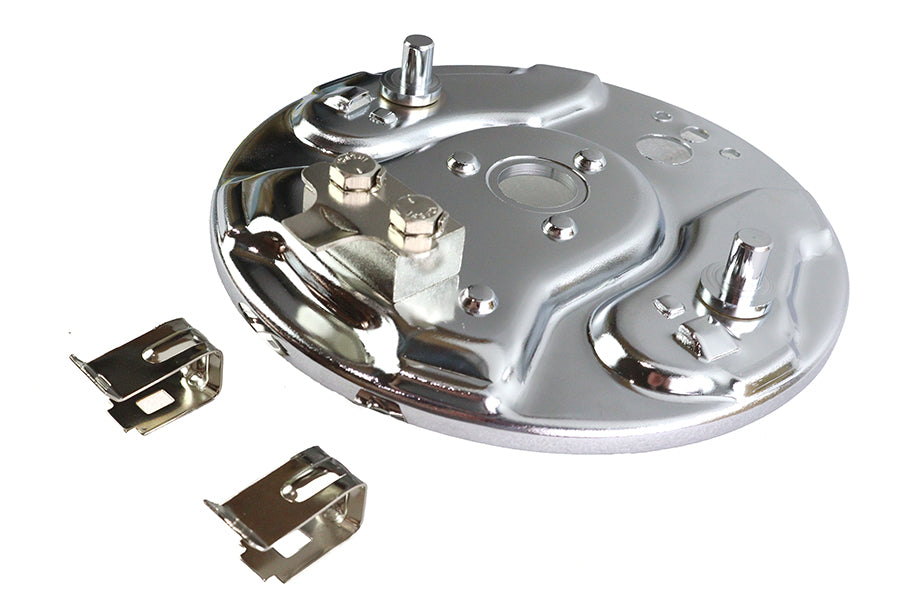 HARLEY Hintere hydraulische Bremsankerplatte Chrom Passend für 1958-1962 FL,