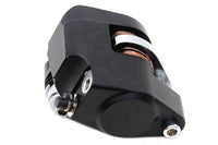 HARLEY Schwarzer 1-Kolben-Bremssattel links, passend für 1984-1994 FXR, 1984-1999 XL, 1984-1999 FXST,