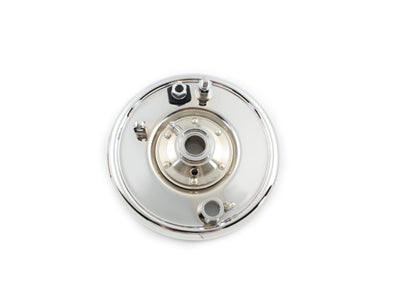 HARLEY Mechanische Vorderbremse Trägerplatte Chrom Passend für 1941-1948 EL, 1941-1948 UL, 1941-1948 FL
