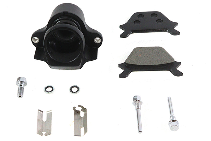 HARLEY Black 1 Kolben Hinten Bremssattel Passt 1991-1999 FXD, 1987-1994 FXR, Spät 1987 1987-1999 FLST,