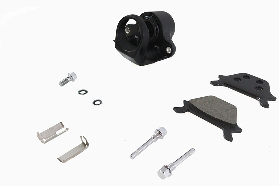 HARLEY Black 1 Kolben Hinten Bremssattel Passt 1991-1999 FXD, 1987-1994 FXR, Spät 1987 1987-1999 FLST,