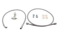 HARLEY Edelstahl Hinterradbremsschlauch-Kit passend für 1987-1999 FLST, späte 1987 1987-1999 FLSTC, späte 1987