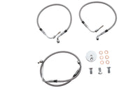 HARLEY Stainless Steel Front Brake Hose Kit Fits 1994-2007 FLHR,   2004-2007 FLHRS,