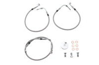 HARLEY Stainless Steel Front Brake Hose Kit Fits 1994-2007 FLHR,   2004-2007 FLHRS,