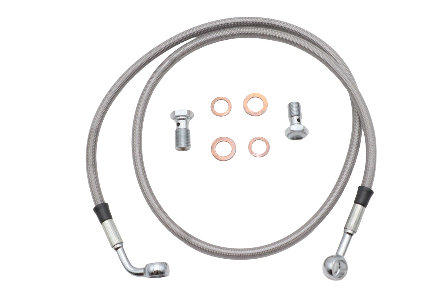 HARLEY Stainless Steel Front Brake Hose Kit Fits 1995-1999 FXD,