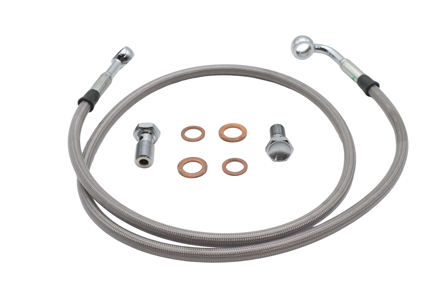 HARLEY Stainless Steel Front Brake Hose Kit Fits 1995-1999 FXD,
