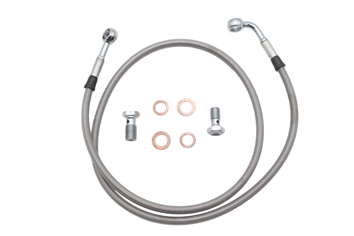 HARLEY Stainless Steel Front Brake Hose Kit Fits 1995-1999 FXD,
