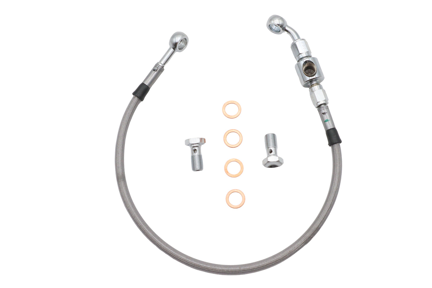 HARLEY Stainless Steel Rear Brake Hose Kit Fits 1991-1999 FXD,