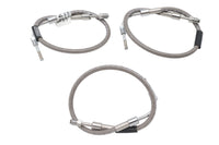 HARLEY Edelstahl-Bremsleitung, 3-teilig, passend für 1978-1979 XL, 1978-1979 XLCH, 1977-1979 FX,