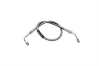 HARLEY Edelstahl-Hinterradbremsleitung 21-1/2 Zoll, passend für 1984-1984 FXWG, 1984-1986 FXST,