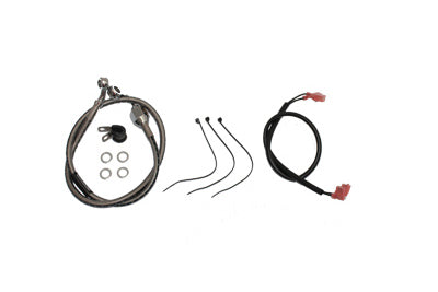 HARLEY Edelstahl-Hinterradbremsschlauch 29-3/8 Zoll Passend für 2000-2003 XLH, 883