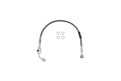 HARLEY Edelstahl Hintere Bremsleitung 17-15/16 Zoll Passend für 1991-1991 FXDB, 1992-1992 FXDB, 1992-1
