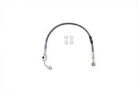 HARLEY Edelstahl Hintere Bremsleitung 17-15/16 Zoll Passend für 1991-1991 FXDB, 1992-1992 FXDB, 1992-1