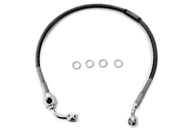 HARLEY Edelstahl-Hinterradbremsschlauch 21-1/2 Zoll passend für 1989-1993 FXRS, 1987-1993 FXRS, 1987-199