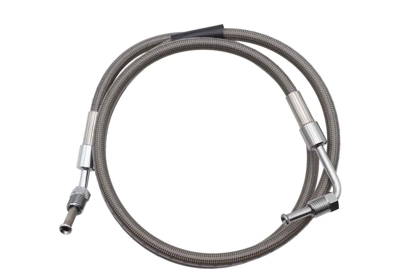 HARLEY Edelstahl 43-1/4 Zoll Bremsschlauch vorne passend für 1974-1977 XL,