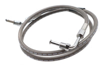 HARLEY Edelstahl 43-1/4 Zoll Bremsschlauch vorne passend für 1974-1977 XL,