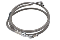 HARLEY Edelstahl 43-1/4 Zoll Bremsschlauch vorne passend für 1974-1977 XL,