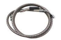 HARLEY Edelstahl 51 Zoll Bremsleitung vorne Passend für 1974-1977 FX, 1974-1977 XL,