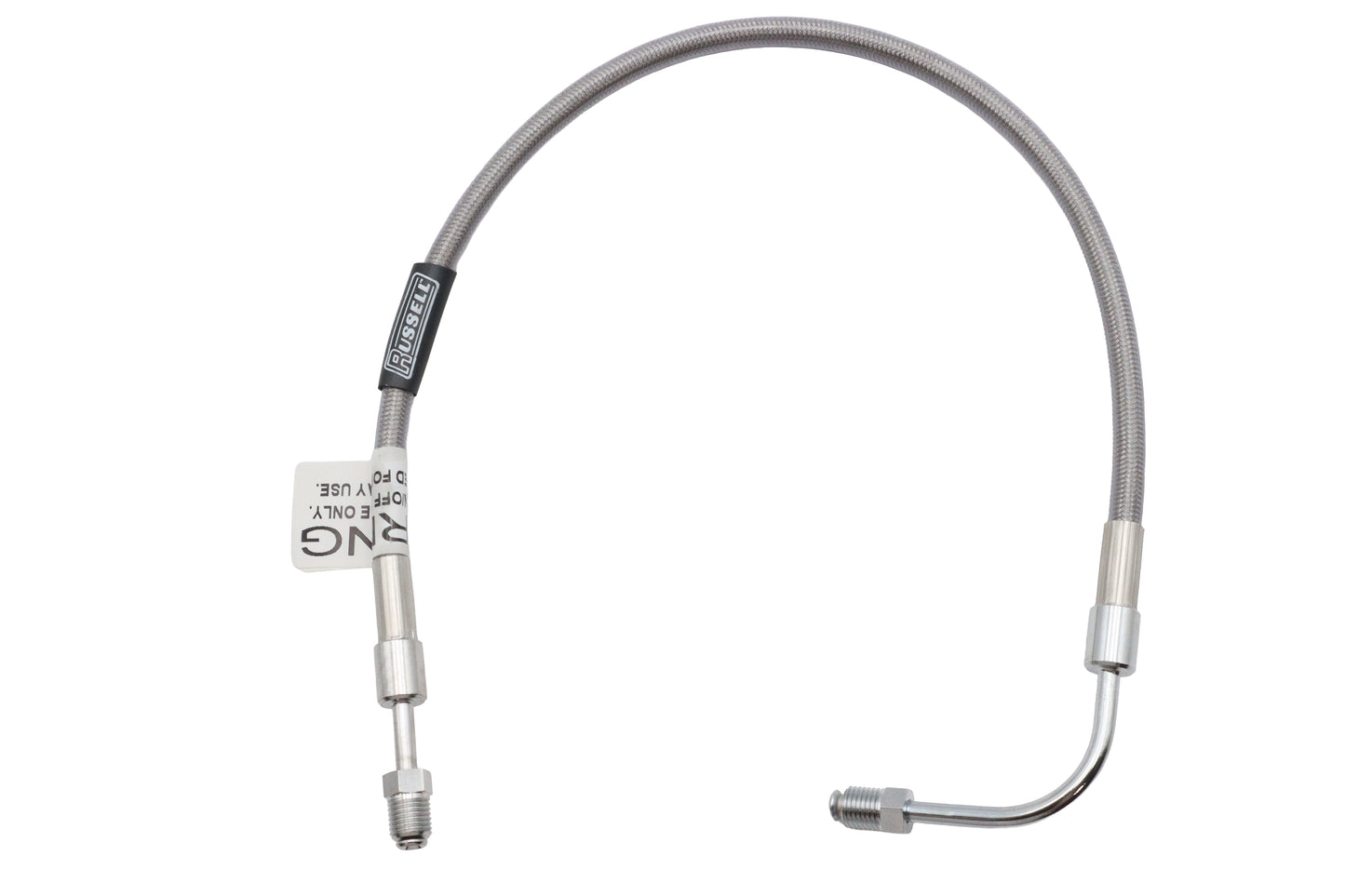 HARLEY Edelstahl 14 Zoll Vordere Bremsleitung Passend für 1977-1981 XL, 1977-1981 FX,